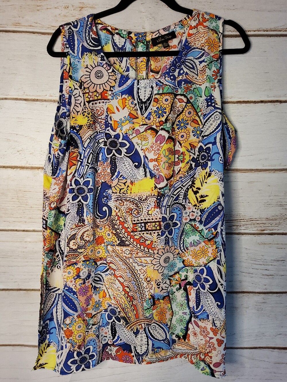 Melissa Paige Multicolor Paisley Blouse